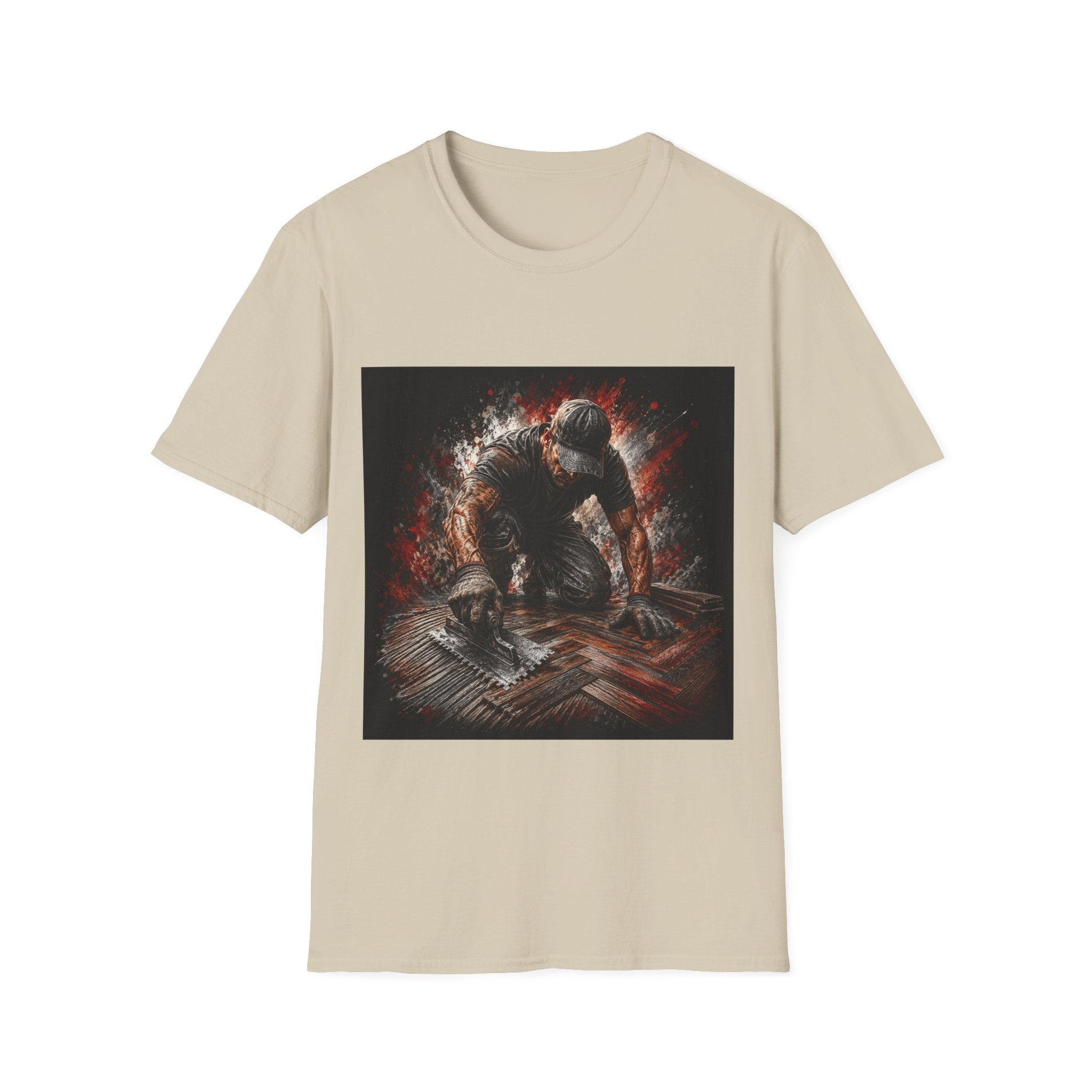 Tattooed Tiler At Work Classic Tee