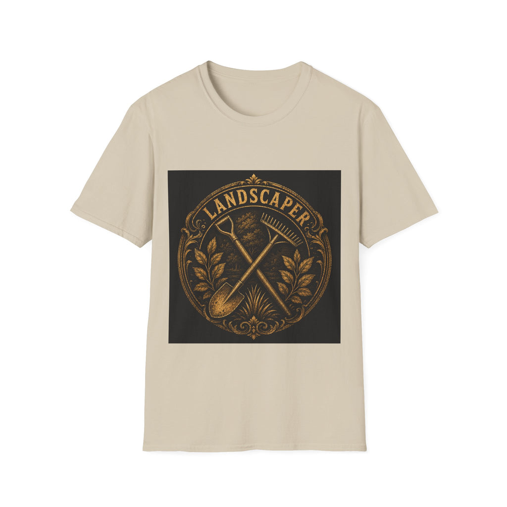 Golden Landscaper Emblem Classic Tee