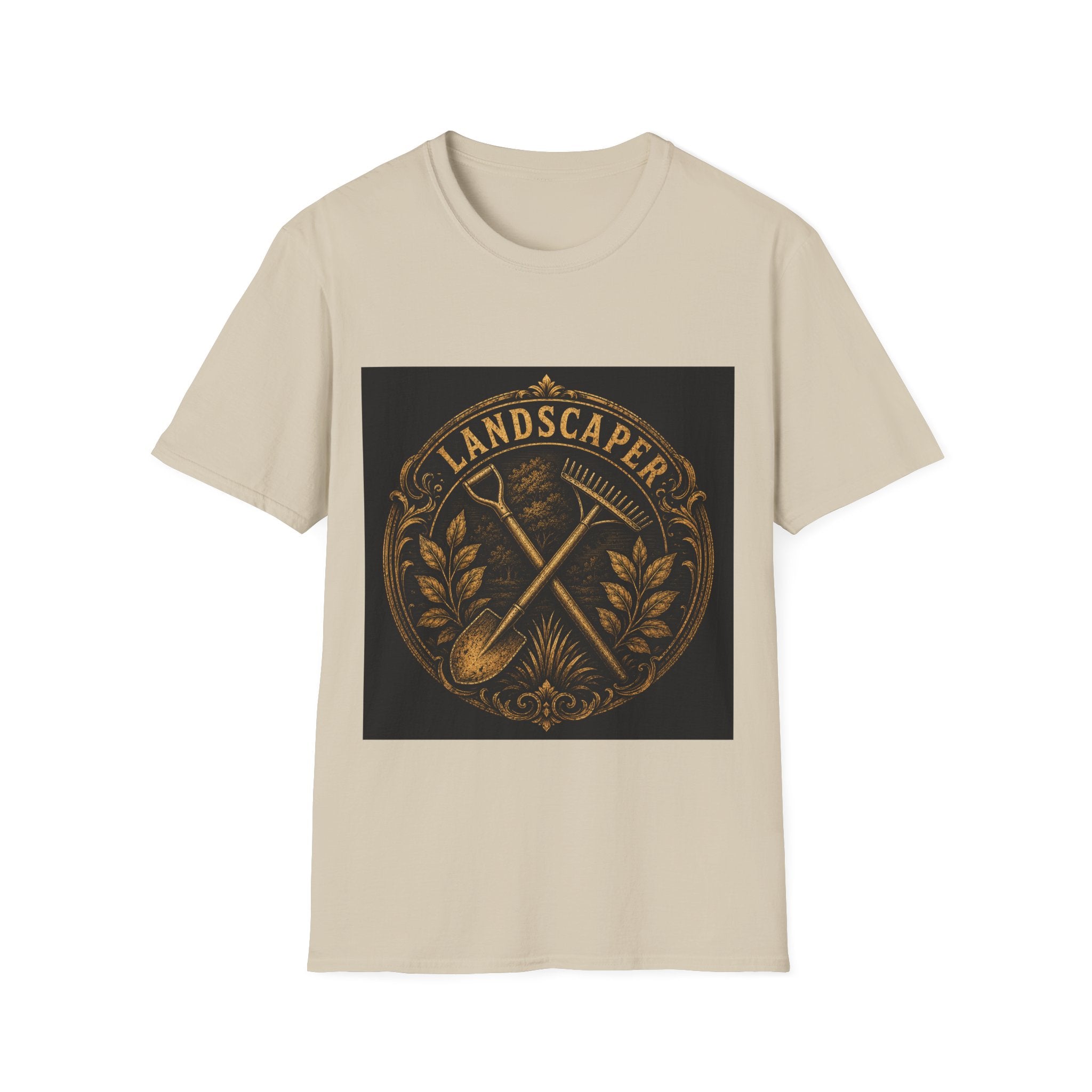 Golden Landscaper Emblem Classic Tee