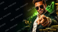 Text-free finance YouTube thumbnail of a man pointing at the viewer with cash and a green chart